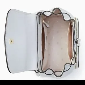 ♠️Kate Spade Pride ? Rainbow Darcy Flap Backpack White Dove NWT NWT Kate♠️Spade Darcy Flap Pride Rainbow Backpack  main image 4